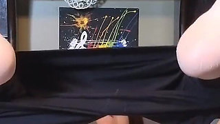 Sex Toy Taps and Sucks Cougar Pussy
