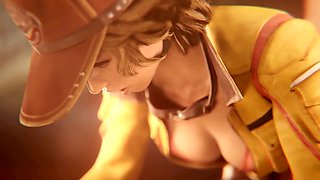 3d animated, hentai, anal creampie