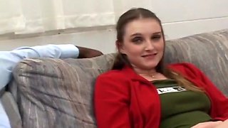 Girl Next Door Taking on Black Threesome