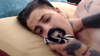 Bound pleading gagged fondled soles fart