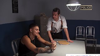 Naughty Officer Kenzie Taylor Seduces Perp While On Interrogation