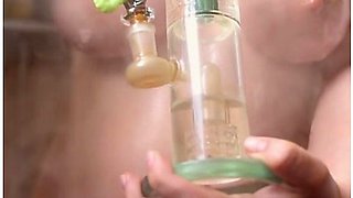 Soapy Bong Hit In The Shower