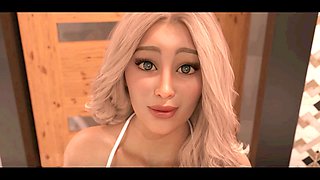 Futanari lesbian, futanari hentai, making out