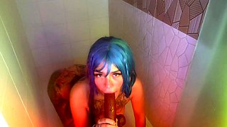 Close up with lesbo getting cunt toyed