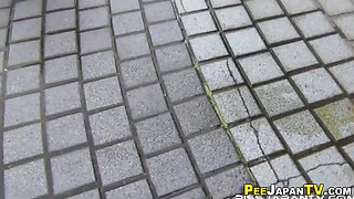 Hairy Japanese Pissing