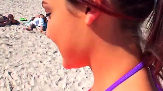 Anal first timer in a bikini fucked pov
