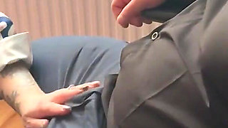 Hot Secretary Sucking Bosss Big Cock, Just an Average Day at the Office