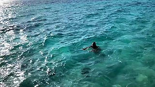 Monika Fox Stopped A Tour Bus To Swim Naked In The Caribbean