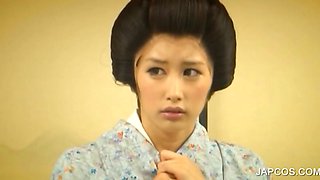 Geisha slave gets punished