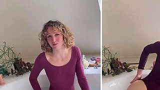 Hardcore black-haired plays with ass fucking masturbation