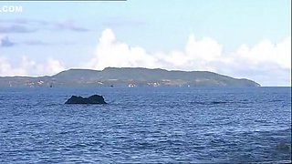 Amazing pornstars Diana Gold and Justine Ashley in hottest threesomes, outdoor sex movie