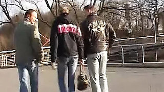 Rough Anal Threesome with Big Tits MILFs and Creamy Pussies