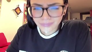 ashlyeroberts - Very Cute Teen Teasing And Deepthroating Dildo