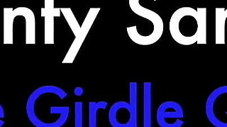 Aunty Sandra Red Girdle & Classic Stockings Vgq53