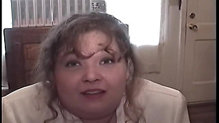 Mature Blonde MILF Takes Multiple Cocks Hardcore