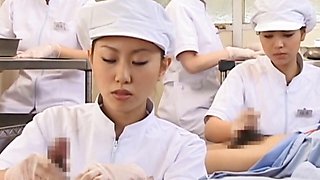 Japanese nurse working hairy penis