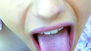 POV lesbian fucks skinny teen Welli and Daria with strapon to orgasm