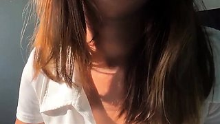 Naughty Brazilian College Student Plays with Her Sex Toy
