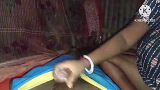 Desi Bhabhi Handjob: Busty Indian Aunty Oils Big Dick For Anal Sex