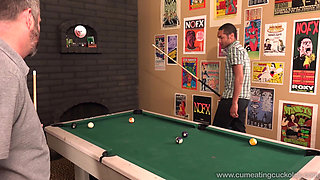 Hollie Mack's Cuckold Make a Pool Bet He Can Not Win