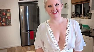 Mature Housewife Ginger & Mutual Masturbation Session in the Kitchen