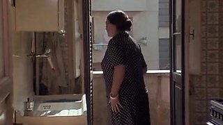 Hairy milfs seduce a guy for a torrid threesome on the bed