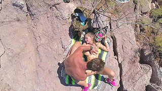 Fucking and Sucking on Top of a Mountain