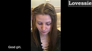 Real Avocado Dominates Obedient Long-Haired MILF Lovessie in BDSM