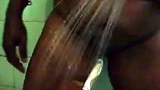 Indian Aunty In The Bathroom