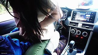 Desi Teacher Fucks Student in Risky Public Car Sex - Dripping Creampie & Cowgirl Riding