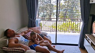 Wife caught her husband while he was fucking her best