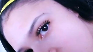 Sexy Italian Italyana big cock POV blowjob and cum swallow