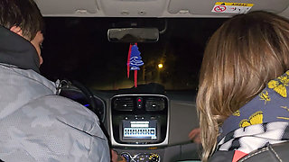 Dirty Sluts Sucking Dick in the Uber Before Party! Knock Knock Stream