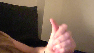 Hairy Man Busts a Fat Load