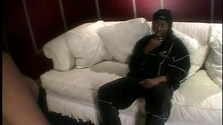 Hot Brunette Babe with an Amazing Body Takes a Big Black Cock, Hot Facial