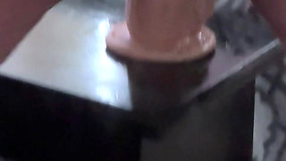 Kerrieanna Riding the Monster Dildo