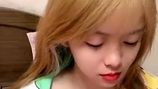 Japanese teen hardcore masturbating at Asian chatroom