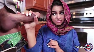 Cutie Arab Brunette Teen Ada Gets Filled Of Cream Inside Her Pussy