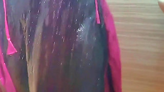 Hot MILF Big Ass & Huge Boobs Arab Stepmom Shower Sex in Bathroom