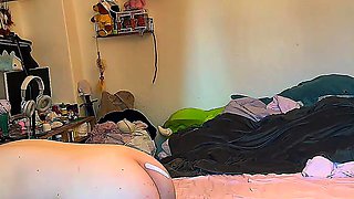 Curvy ass brunette spanked banged and facial