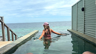 I Caught My Pervy Step Brother Taking Pics of Me in the Pool!