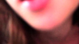 Close up with teen blonde sex doll rubbing her cunt