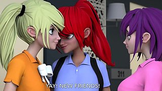 Student fucks bespectacled professor - 3D Hentai Cartoon