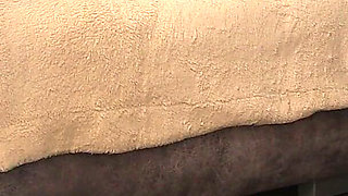 A Neighbor Watches a Mature Housewife with a Juicy Ass in Nylon Pantyhose Through an Open Window.