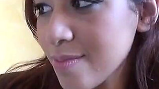 Lilia 19-year-old Moroccan girl swallows for her first porn video
