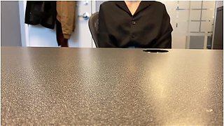 Hot Secretary Fucks And Sucks Her Boss To Save Her Job