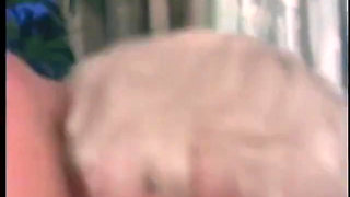 Cowboy licks ice cream off blonde slut's tits then she blows him