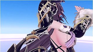 Elf Vtuber Strip Dance Until Naked Supernova Hentai Mmd