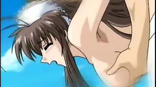 Virgin hentai maid gets fingered and hot fucked her wetpussy