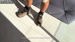 Prank Gardener - I get fucked by his and take a huge facial cumshot